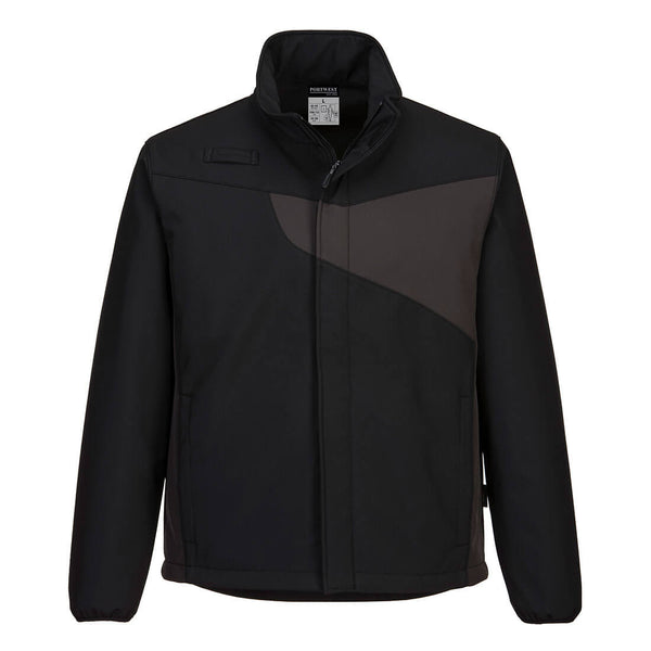 PW2 Softshell (2L)-Preto/Cinza Zoom-L-RAG-Tailors-Fardas-e-Uniformes-Vestuario-Pro