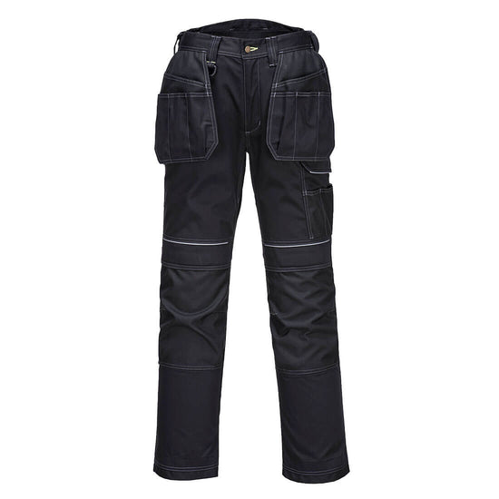 PW3 Calças de trabalho de inverno com coldre e forradas-Preto-UK28" DE44 FR36 EU42-RAG-Tailors-Fardas-e-Uniformes-Vestuario-Pro