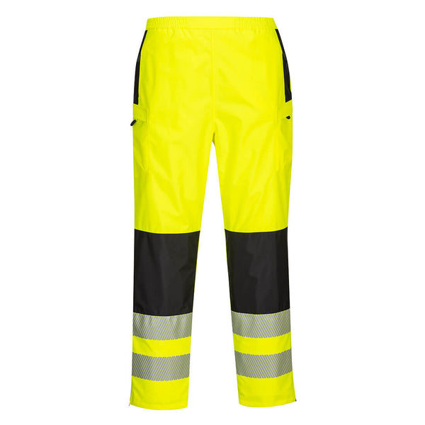 PW3 Hi-Vis Calça senhora de chuva-Amarelo/Preto-XS-RAG-Tailors-Fardas-e-Uniformes-Vestuario-Pro
