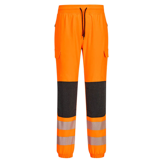 PW3 Hi-Vis Flexi Jogger-Laranja/Preto-L-RAG-Tailors-Fardas-e-Uniformes-Vestuario-Pro