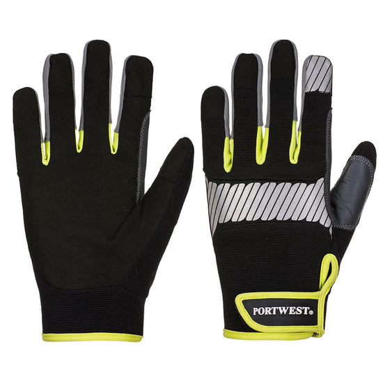 PW3 Luva de Uso Geral-Preto/Amarelo-S-RAG-Tailors-Fardas-e-Uniformes-Vestuario-Pro