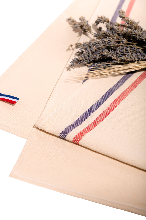Pano de cozinha com 2 riscas "Origine France Garantie"-RAG-Tailors-Fardas-e-Uniformes-Vestuario-Pro