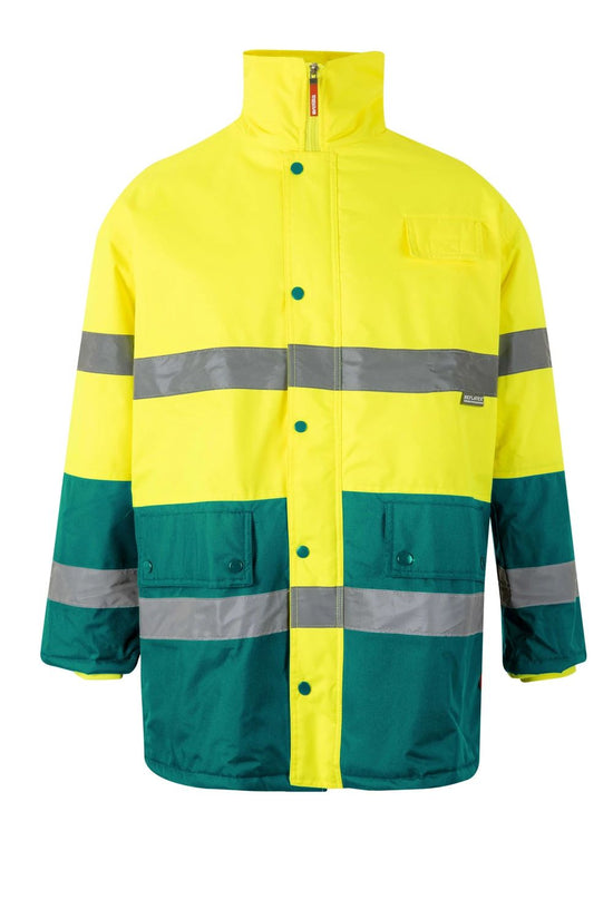 Parka Bicolor de Alta Visibilidade-Amarelo/Verde-S-RAG-Tailors-Fardas-e-Uniformes-Vestuario-Pro