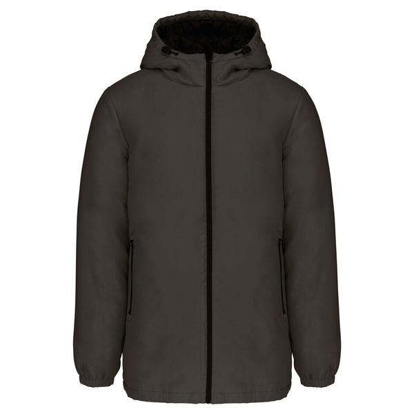 Parka com capuz de material reciclado unisex-Dark Grey-XS-RAG-Tailors-Fardas-e-Uniformes-Vestuario-Pro