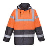 Parka de Tráfego Bicolor de Alta Visibilidade-Laranja-XS-RAG-Tailors-Fardas-e-Uniformes-Vestuario-Pro