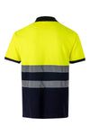 Polo Algodao Bicolor Manga Curta de Alta Visibilidade-RAG-Tailors-Fardas-e-Uniformes-Vestuario-Pro