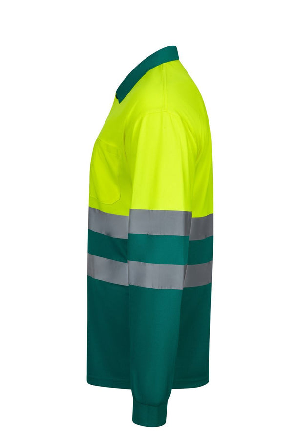 Polo Bicolor Alta Visibilidade-RAG-Tailors-Fardas-e-Uniformes-Vestuario-Pro
