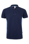 Polo Bicolor de Manga Curta-Azul Marinho/Azul Celeste-XS-RAG-Tailors-Fardas-e-Uniformes-Vestuario-Pro