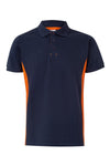 Polo Bicolor de Manga Curta-Azul Marinho/Laranja-XS-RAG-Tailors-Fardas-e-Uniformes-Vestuario-Pro