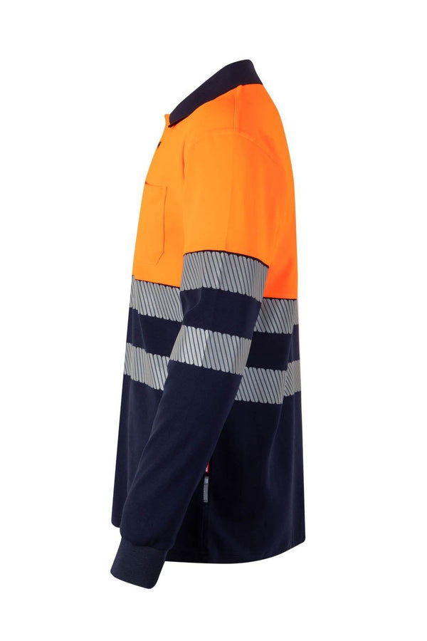 Polo Bicolor m\comprida Alta Visibilidade-RAG-Tailors-Fardas-e-Uniformes-Vestuario-Pro