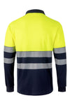 Polo Bicolor m\comprida Alta Visibilidade-RAG-Tailors-Fardas-e-Uniformes-Vestuario-Pro