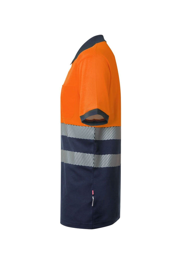 Polo Bicolor m\curta Alta Visibilidade-RAG-Tailors-Fardas-e-Uniformes-Vestuario-Pro
