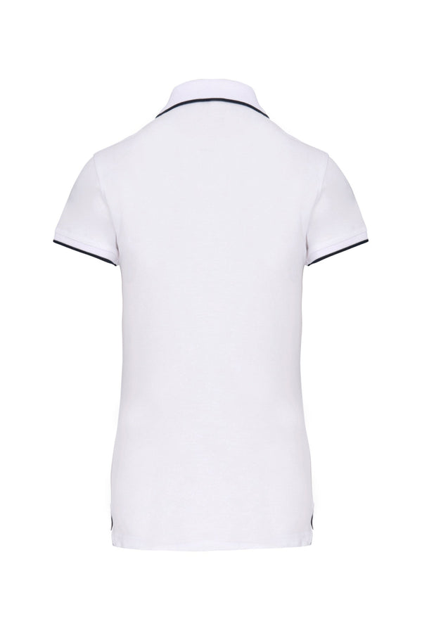 Polo Comporta Bicolor Manga Curta Senhora - 220g-RAG-Tailors-Fardas-e-Uniformes-Vestuario-Pro