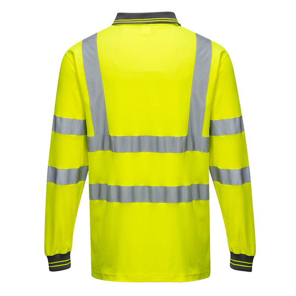 Polo Cotton Comfort de Manga Comprida-RAG-Tailors-Fardas-e-Uniformes-Vestuario-Pro