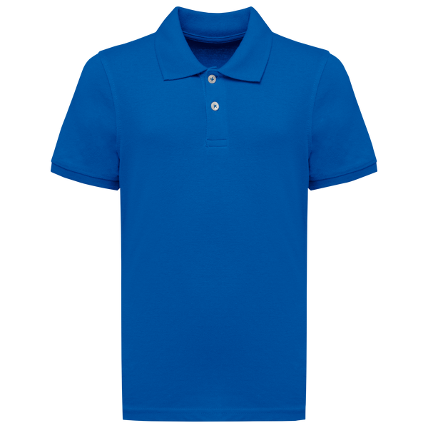 Polo Criança Eco-responsável em Malha Piqué-Azul Mar-4/6 Anos-RAG-Tailors-Fardas-e-Uniformes-Vestuario-Pro