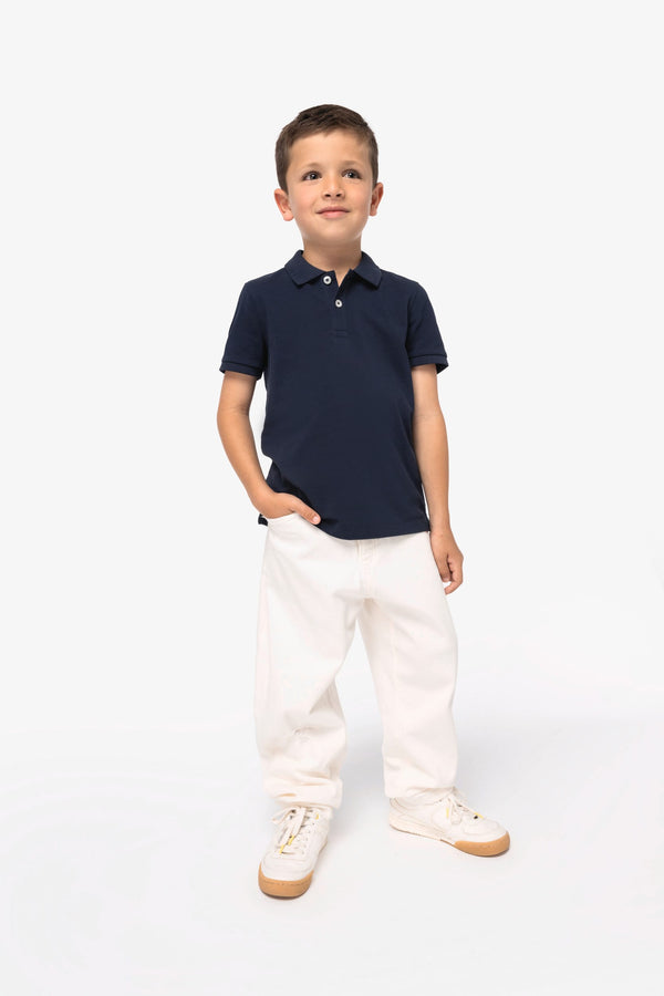 Polo Criança Eco-responsável em Malha Piqué-RAG-Tailors-Fardas-e-Uniformes-Vestuario-Pro