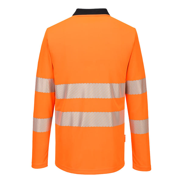Polo DX4 - Alta Visibilidade Manga Comprida-RAG-Tailors-Fardas-e-Uniformes-Vestuario-Pro