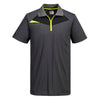 Polo DX4 de Manga Curta-Cinza Metal-S-RAG-Tailors-Fardas-e-Uniformes-Vestuario-Pro