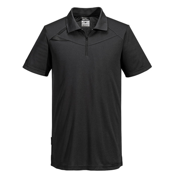 Polo DX4 de Manga Curta-Tudo Preto-S-RAG-Tailors-Fardas-e-Uniformes-Vestuario-Pro