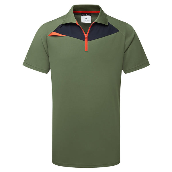 Polo DX4 de Manga Curta-Verde Musgo-S-RAG-Tailors-Fardas-e-Uniformes-Vestuario-Pro