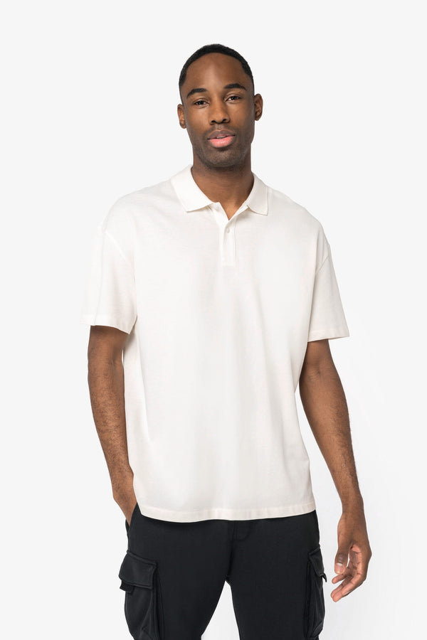 Polo Eco-Responsável em Malha Piqué com Ombros Descaídos Homem-RAG-Tailors-Fardas-e-Uniformes-Vestuario-Pro