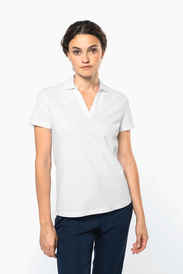 Polo Gola em V Supima® Senhora-RAG-Tailors-Fardas-e-Uniformes-Vestuario-Pro