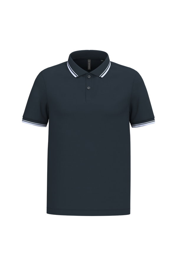 Polo Homem c\Friso as Riscas-Navy / White-S-RAG-Tailors-Fardas-e-Uniformes-Vestuario-Pro