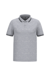 Polo Homem c\Friso as Riscas-Oxford Grey / Black-S-RAG-Tailors-Fardas-e-Uniformes-Vestuario-Pro