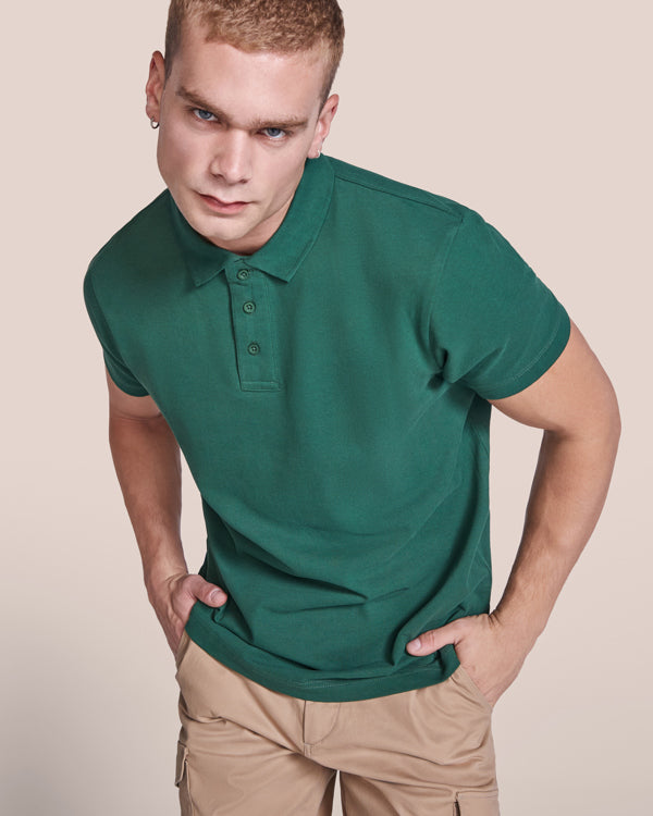 Polo Imperium de Manga Curta em Algodão para Homem-RAG-Tailors-Fardas-e-Uniformes-Vestuario-Pro