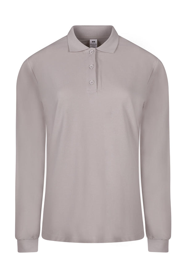 Polo M\Comprida Senhora Almeria (2 de 2)-Cloud Grey-S-RAG-Tailors-Fardas-e-Uniformes-Vestuario-Pro