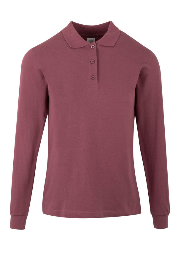 Polo M\Comprida Senhora Almeria (2 de 2)-Grape-S-RAG-Tailors-Fardas-e-Uniformes-Vestuario-Pro