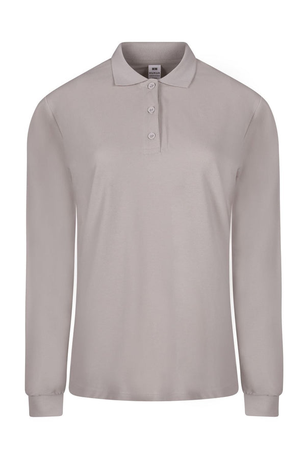 Polo M\Comprida Senhora Almeria-Cloud Grey-XS-RAG-Tailors-Fardas-e-Uniformes-Vestuario-Pro