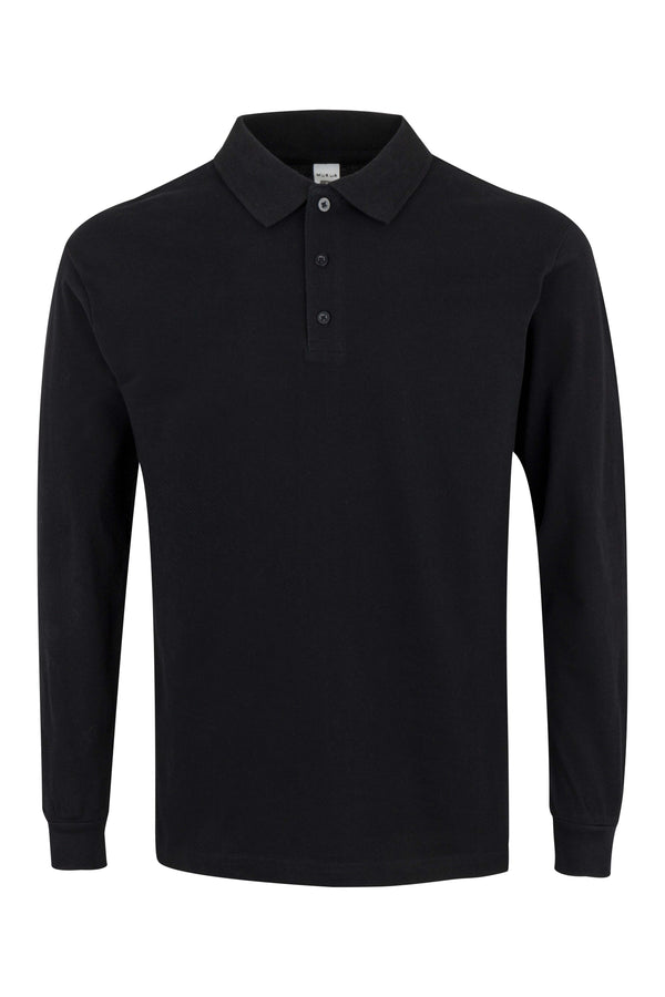 Polo M\Comprida Unisexo Almeria (1 de 2)-RAG-Tailors-Fardas-e-Uniformes-Vestuario-Pro