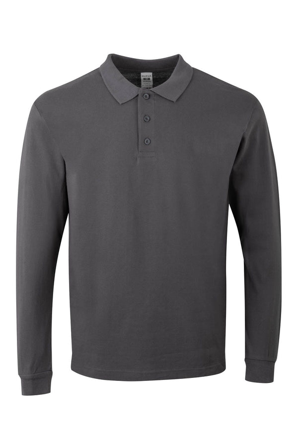 Polo M\Comprida Unisexo Almeria (1 de 2)-RAG-Tailors-Fardas-e-Uniformes-Vestuario-Pro