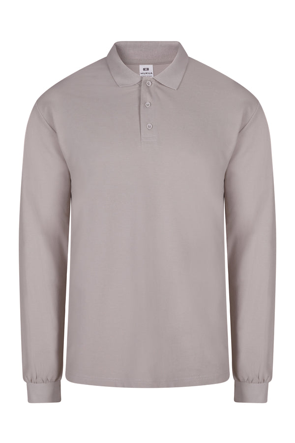 Polo M\Comprida Unisexo Almeria (2 de 2)-Cloud Grey-S-RAG-Tailors-Fardas-e-Uniformes-Vestuario-Pro