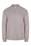 Polo M\Comprida Unisexo Almeria-Cloud Grey-S-RAG-Tailors-Fardas-e-Uniformes-Vestuario-Pro