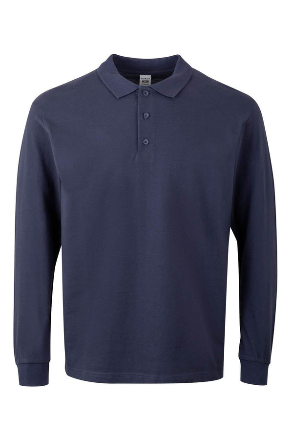 Polo M\Comprida Unisexo Almeria-RAG-Tailors-Fardas-e-Uniformes-Vestuario-Pro