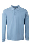 Polo M\Comprida Unisexo Almeria-Sky Blue-S-RAG-Tailors-Fardas-e-Uniformes-Vestuario-Pro