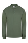 Polo M\Comprida Unisexo Almeria-Tea Green-S-RAG-Tailors-Fardas-e-Uniformes-Vestuario-Pro