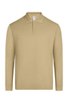 Polo M\Comprida Unisexo Traviola-Bege Areia - 46-S-RAG-Tailors-Fardas-e-Uniformes-Vestuario-Pro