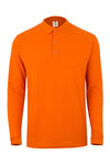 Polo M\Comprida Unisexo Traviola-Laranja-S-RAG-Tailors-Fardas-e-Uniformes-Vestuario-Pro