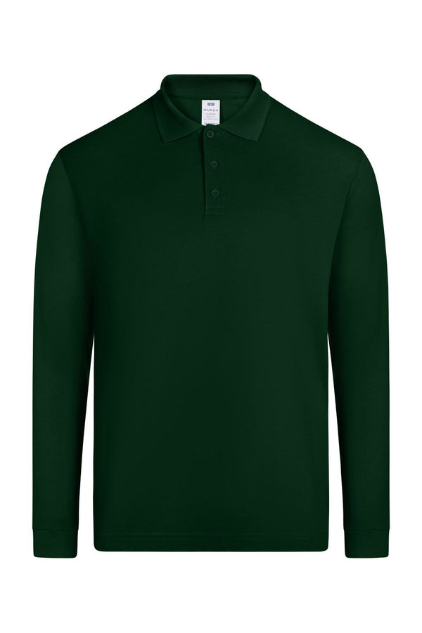 Polo M\Comprida Unisexo Traviola-Verde Garrafa-S-RAG-Tailors-Fardas-e-Uniformes-Vestuario-Pro