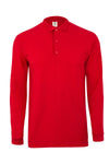 Polo M\Comprida Unisexo Traviola-Vermelho-S-RAG-Tailors-Fardas-e-Uniformes-Vestuario-Pro