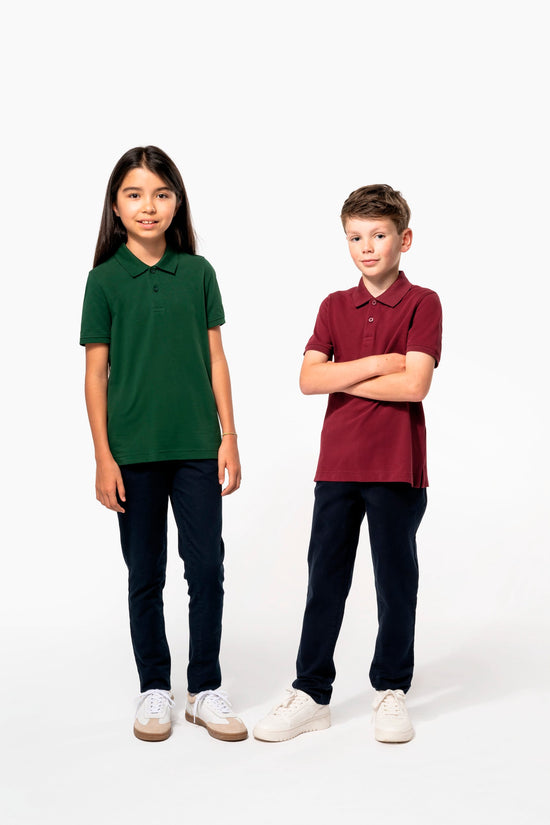 Polo Malha Piqué Bio 180 Criança-RAG-Tailors-Fardas-e-Uniformes-Vestuario-Pro