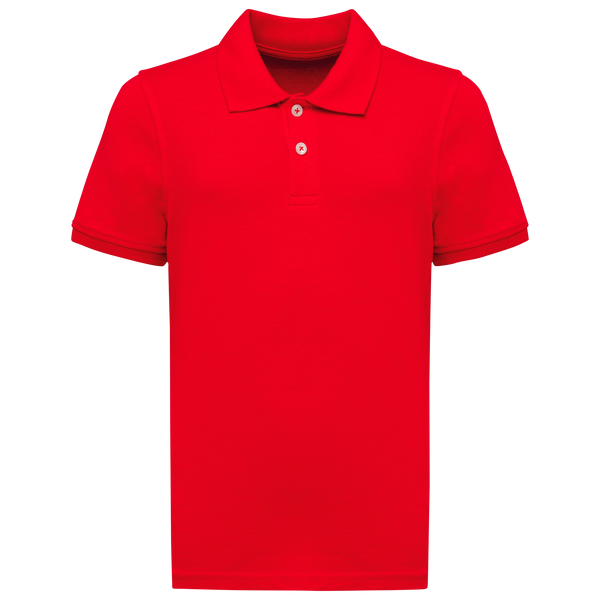 Polo Malha Piqué Bio 180 Criança-Vermelho-4/6 Anos-RAG-Tailors-Fardas-e-Uniformes-Vestuario-Pro