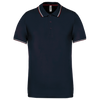 Polo Malha Piqué Manga Curta-Azul Marinho / Vinho / Branco-XXL-RAG-Tailors-Fardas-e-Uniformes-Vestuario-Pro
