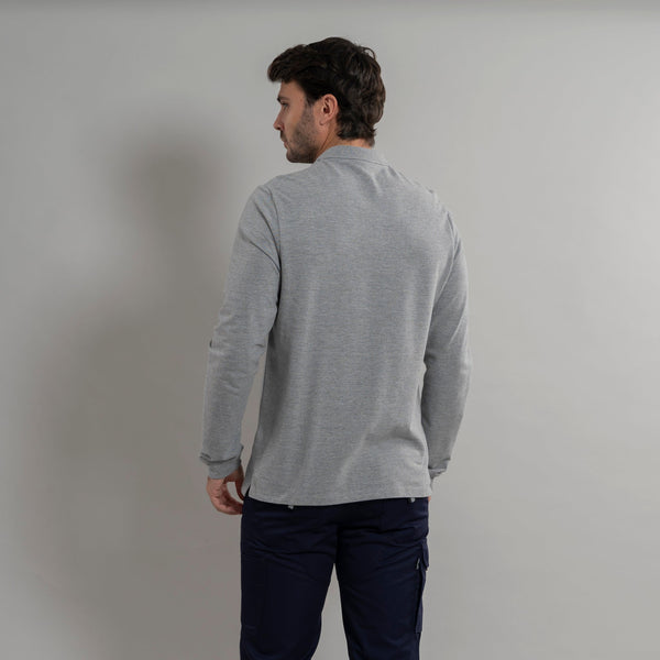 Polo Manga Comprida Homem Oliveira-RAG-Tailors-Fardas-e-Uniformes-Vestuario-Pro