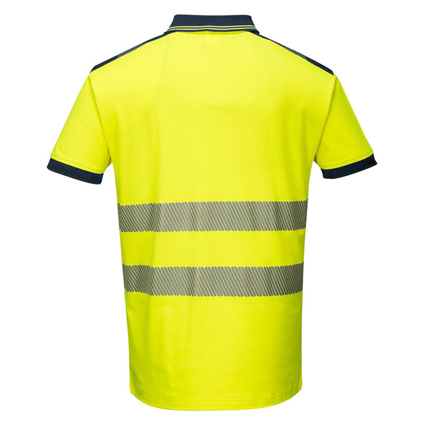 Polo PW3 de Alta Visibilidade Manga Curta-RAG-Tailors-Fardas-e-Uniformes-Vestuario-Pro