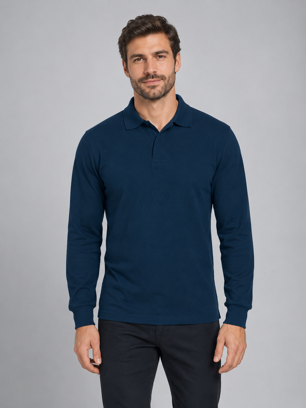 Polo Pedro-Azul Marinho-S-RAG-Tailors-Fardas-e-Uniformes-Vestuario-Pro