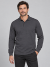 Polo Pedro-Cinza Carvão-S-RAG-Tailors-Fardas-e-Uniformes-Vestuario-Pro
